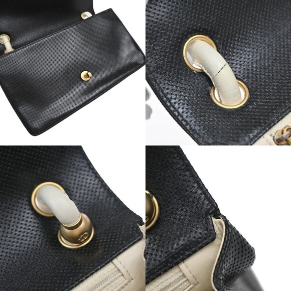 CHANEL CC Logo Shoulder Hand Bag Leather Black GHW France 687RF458 - Picture 4 of 14